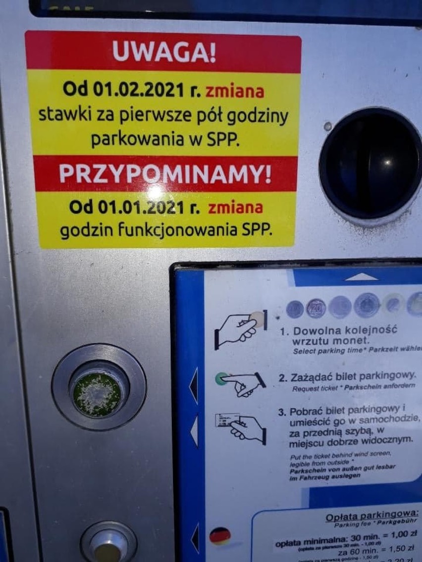 Parkowanie w Wieluniu. Od 1 lutego wyższa opłata za krótki postój w centrum. Zniesiono też ulgową stawkę opłaty karnej