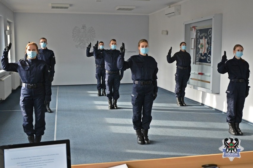 Nowi policjanci w Wałbrzychu właśnie rozpoczęli służbę