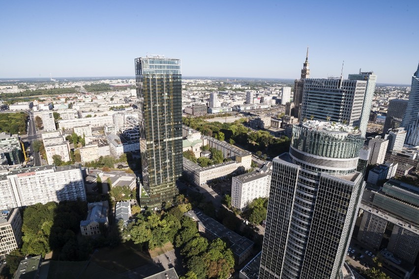 Panorama Warszawy. Zobacz, jak wygląda stolica z wysokości 150 metrów [GALERIA]