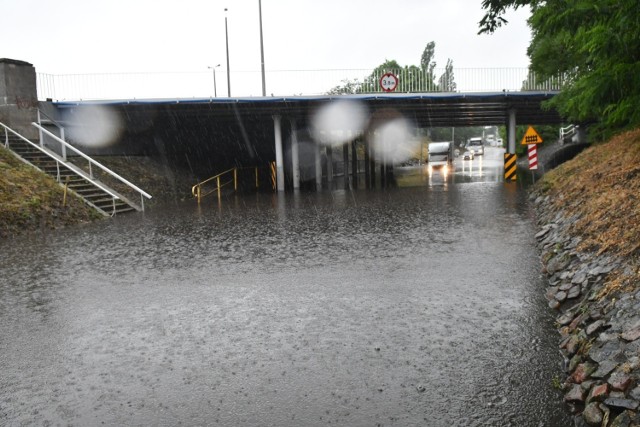 Ulewa w Kostrzynie nad Odrą