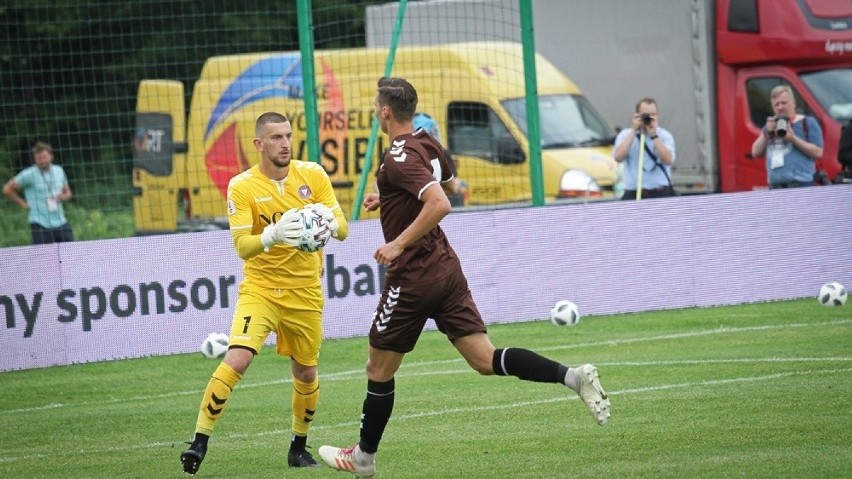 Garbarnia Kraków. Tak "Brązowi" stracili punkty w meczu z Widzewem Łódź [ZDJĘCIA]