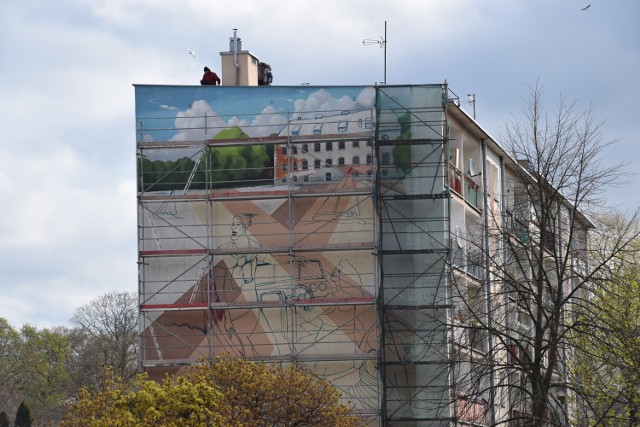W tym roku jest już realizowany pierwszy pomysł z budżetu obywatelskiego, czyli mural Jacka Pałuchy