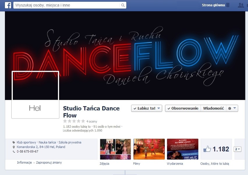 Studio Tańca Dance Flow,  które stworzył Daniel Choiński...
