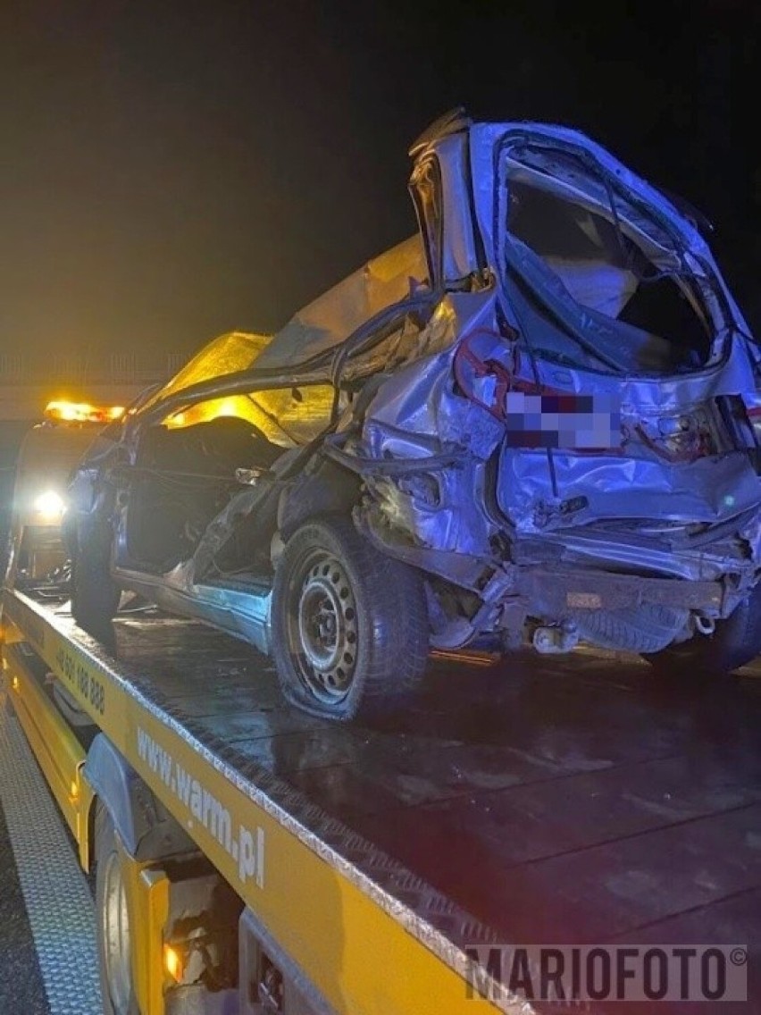 Tragiczny wypadek na autostradzie A4 na wysokości Niemodlina