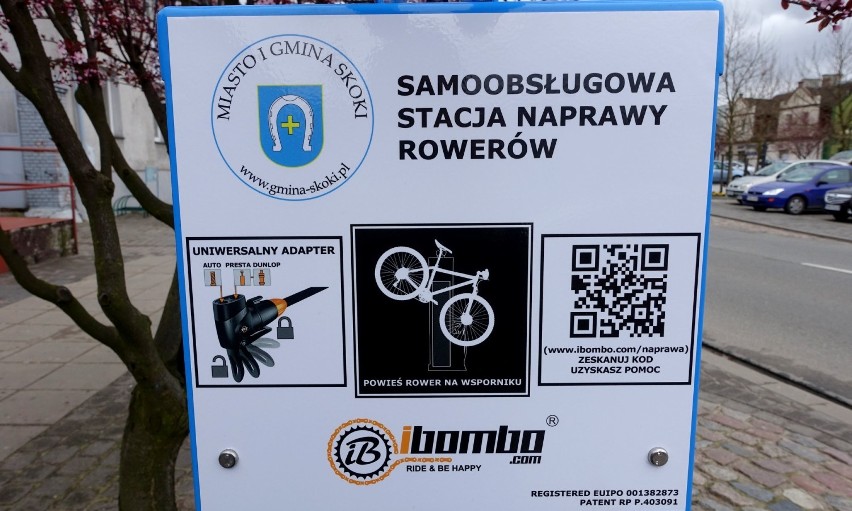 Samoobsługowa stacja naprawy rowerów powstała w Skokach