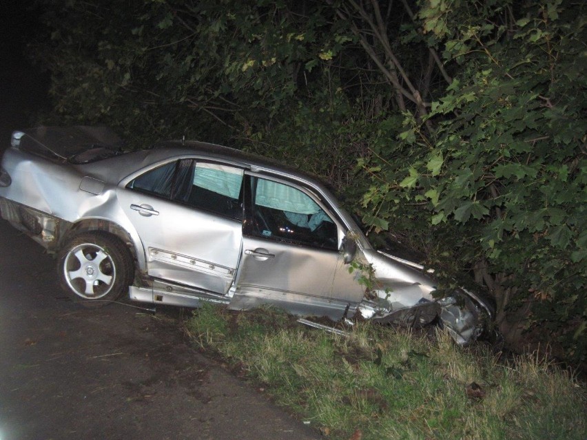 Strzyżewo: Auto wypadło z drogi