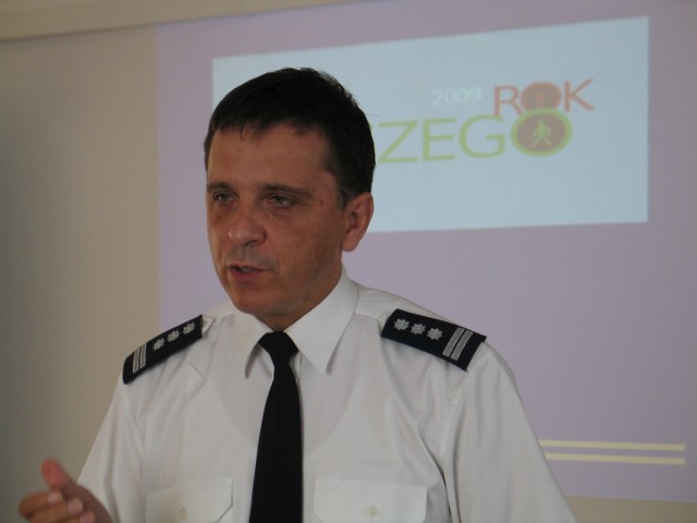 Insp. Bogdan Zaręba, były komendant żywieckiej Komendy Powiatowej Policji