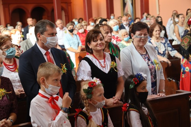 Dożynkowa Msza Gminy Prochowice, w podziękowaniu za plony.