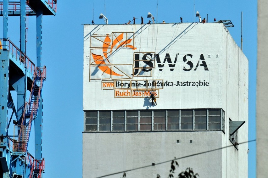JSW: Robotnicy zmieniają loga kopalni Borynia-Zofiówka-Jastrzębie