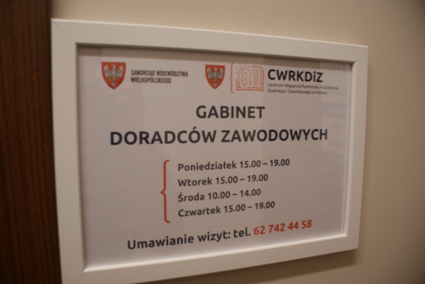 CWRKDiZ w Kaliszu uruchomiło gabinet doradców zawodowych