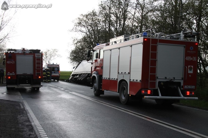 Wymysłowice: Wypadek na drodze krajowej nr 15/25