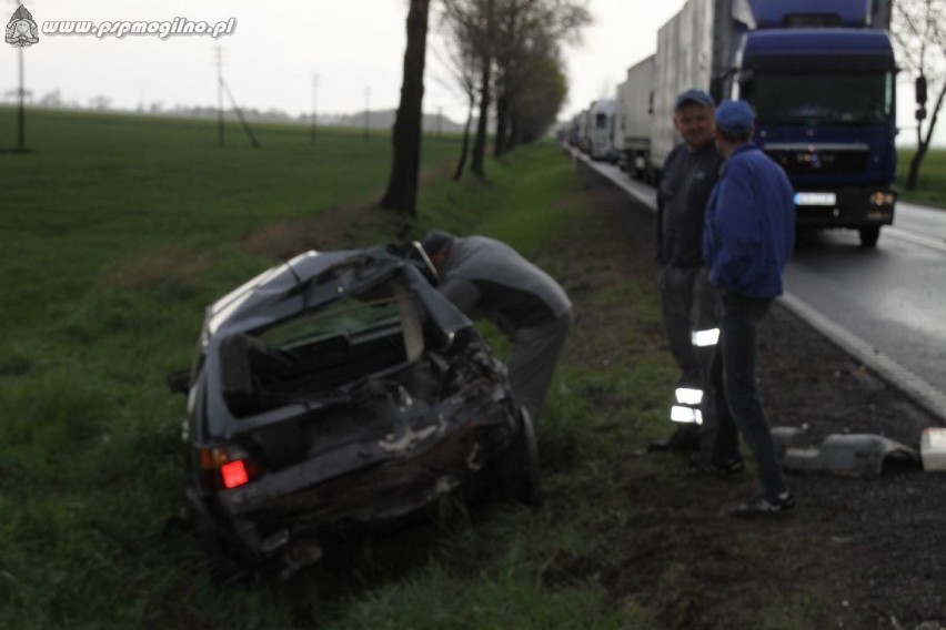 Wymysłowice: Wypadek na drodze krajowej nr 15/25