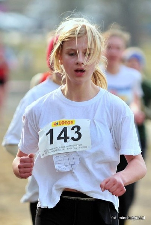 Aleksandra KOZAKIEWICZ - złota medalistka biegu na 3km juniorek młodszych.