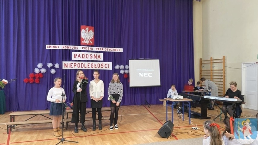 Czwarty Gminny Konkurs Pieśni i Piosenek Patriotycznych w Chełmcu
