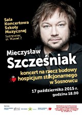 Mieczysław Szcześniak wystąpi w Sosnowcu. Koncert na rzecz budowy hospicjum stacjonarnego