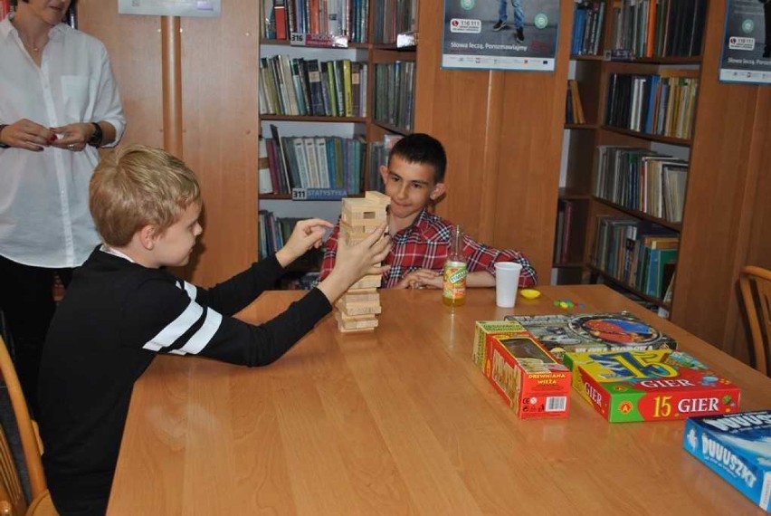 Turniej gier planszowych w łęczyckiej bibliotece