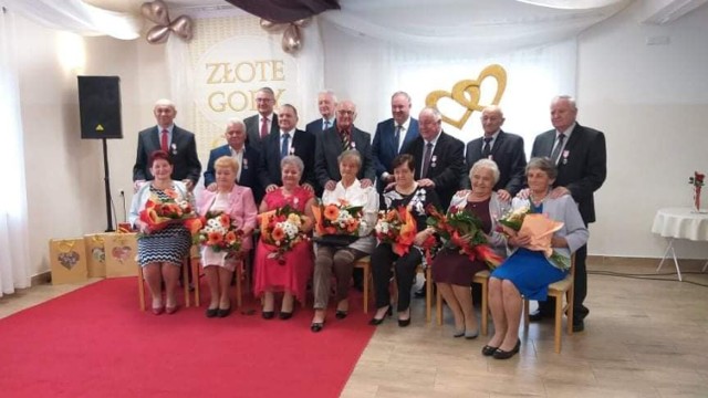 Jubileusz 50-lat pożycia małżeńskiego dziesięciu par z gminy Medyka.