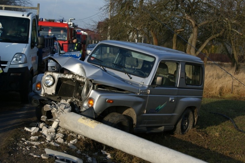 Koźmin - Wypadek na drodze z Grębowa