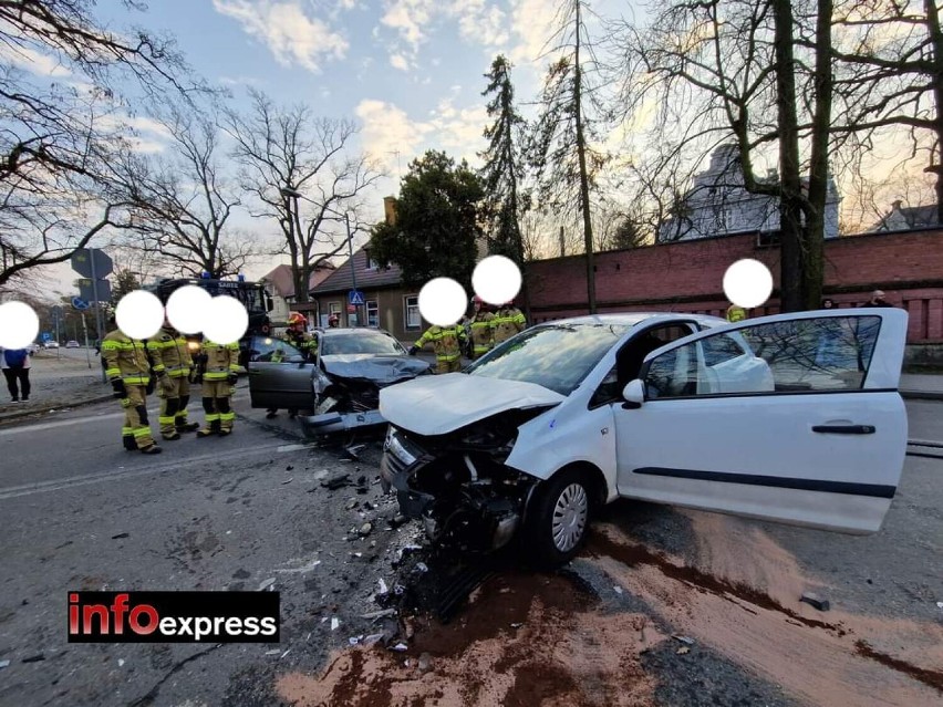 Lubliniec. Wymuszenie pierwszeństwa. Skutek? wypadek na jednym ze skrzyżowań