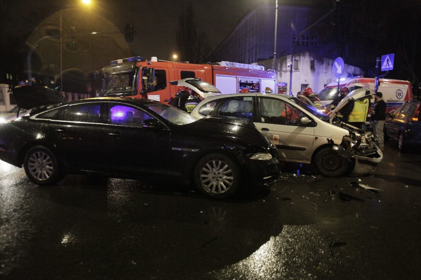 Wypadek na Wólczańskiej w Łodzi