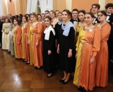 Schola Cantorum w Kaliszu. Spotkanie uczestników festiwalu z władzami miasta w ratuszu ZDJĘCIA