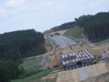 Budowa autostrady A2 z widoku podniebnej platformy [ZDJĘCIA]