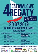  Już niedługo 4. FESTIWALOWE REGATY O CZARNĄ KOTWICĘ w Przybrodzinie - spotkajmy się 20.07 na plaży wojskowej!