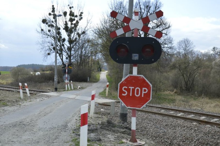 Wyłączony przejazd kolejowy w Koniecwałdzie