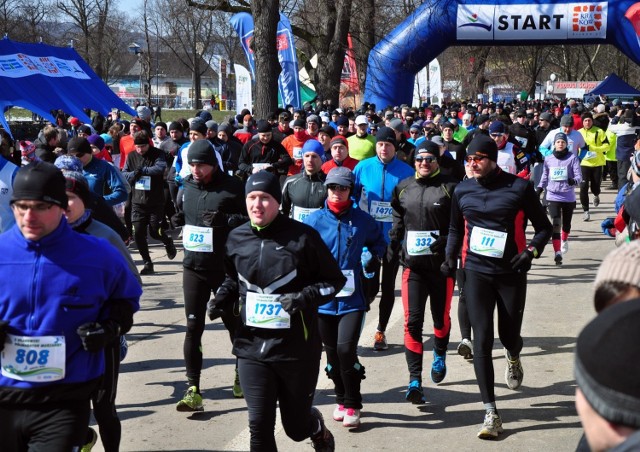 Start do półmaratonu w 2013 roku.