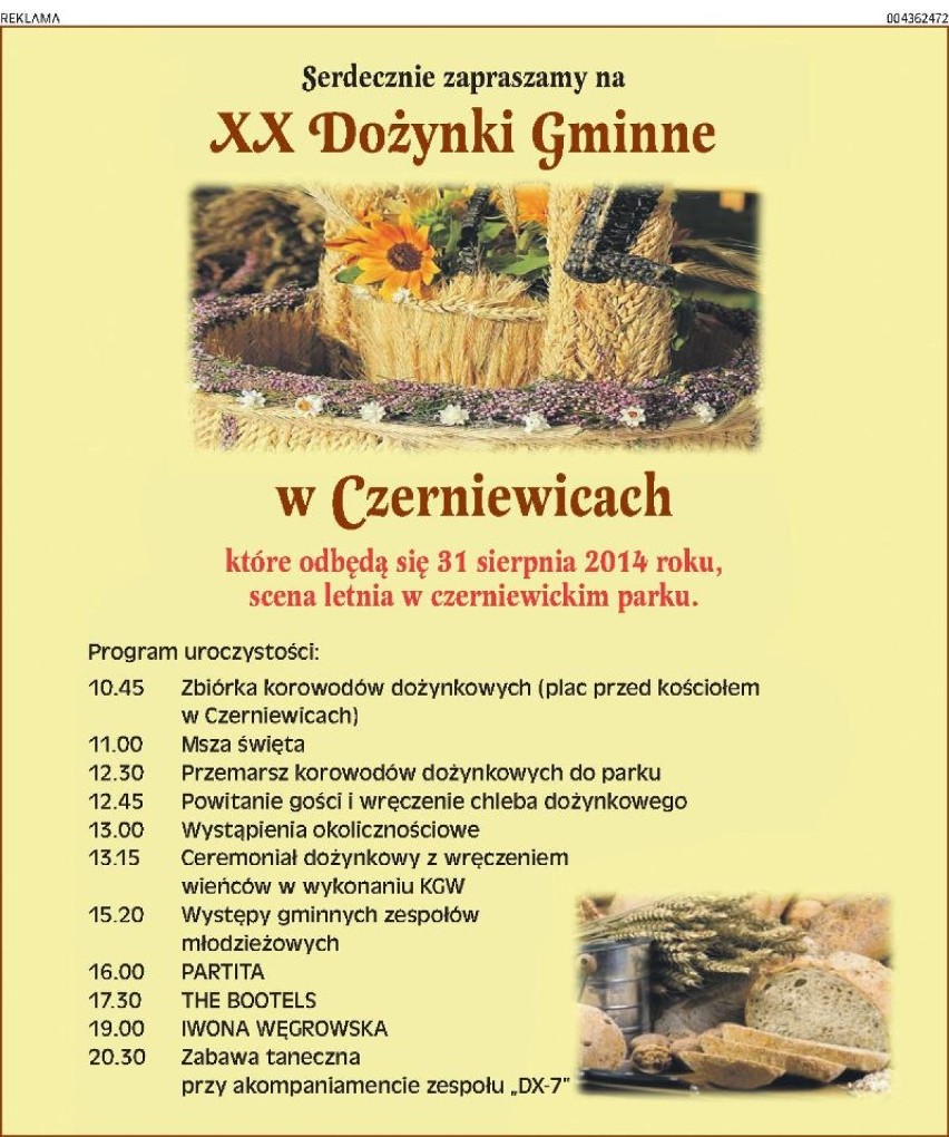 Dożynki w Ujeździe, Żarnowie, Mniszkowie, Czerniewicach i...