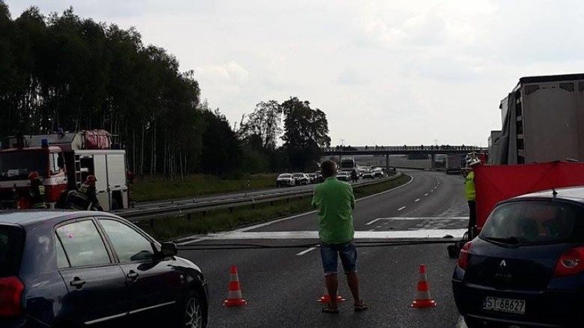 Gliwice: Śmiertelny wypadek na autostradzie A4. Są utrudnienia, policja prowadzi czynności