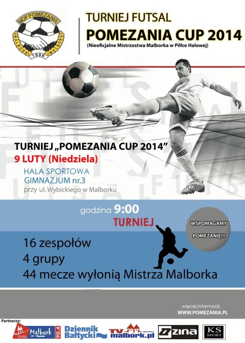 W niedzielę kibicuj drużynom podczas turnieju Pomezania Cup 2014