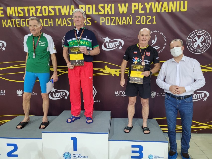 Znakomity sukces oborniczanina Janusza Wolniewicza na Zimowych Mistrzostwach Polski w Pływaniu Masters