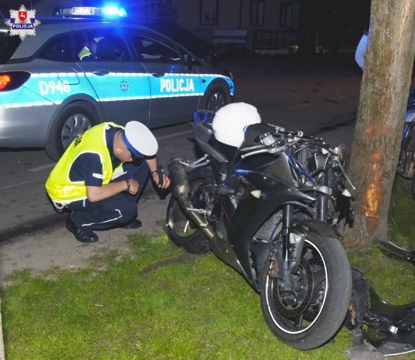 Zderzenie dwóch motocyklistów w Sięciaszce. 26-latek i 28-latek w szpitalu