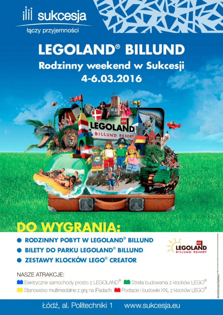 Konkurs: Mini Legoland w łódzkiej Sukcesji. Wygraj zestaw klocków Lego!