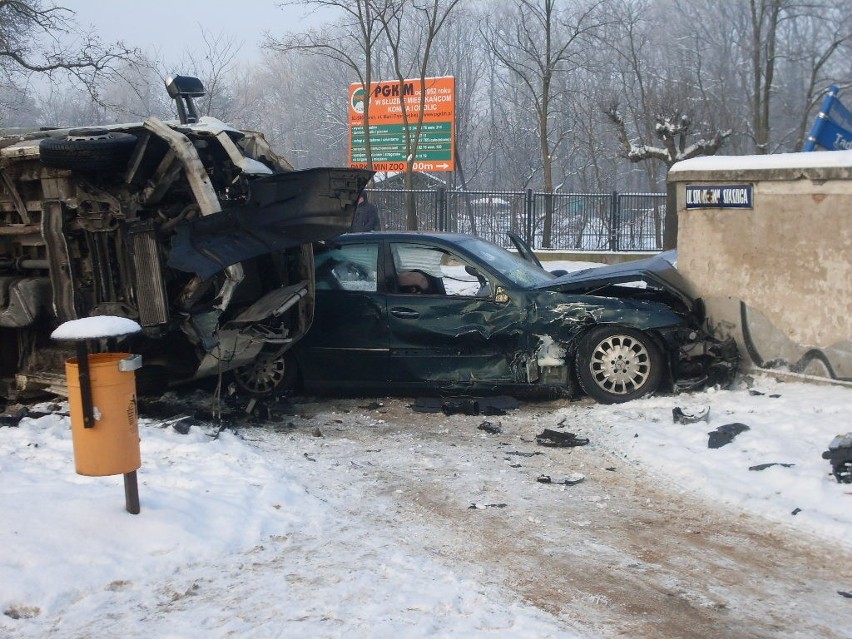 Wypadek na skrzyżowaniu ulic Kościuszki i Staszica
