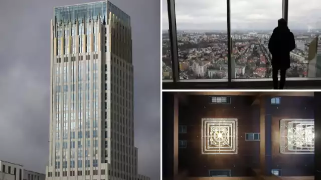 Wieżowiec Unity Tower ma 102,5 metra wysokości. Na szczycie jest taras widokowy, z którego można podziwiać panoramę Krakowa.