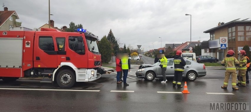 Zderzenie dwóch aut na alei Witosa w Opolu. Sprawca dostał 1500 złotych mandatu 