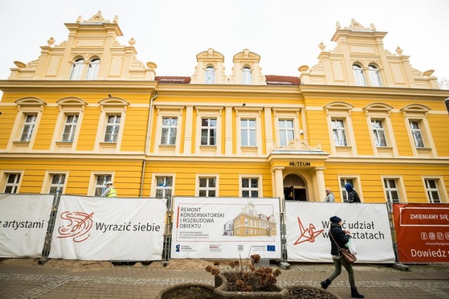 Przypominamy, że trwa remont konserwatorski i rozbudowa zabytkowego gmachu muzeum przy ul. Gdańskiej