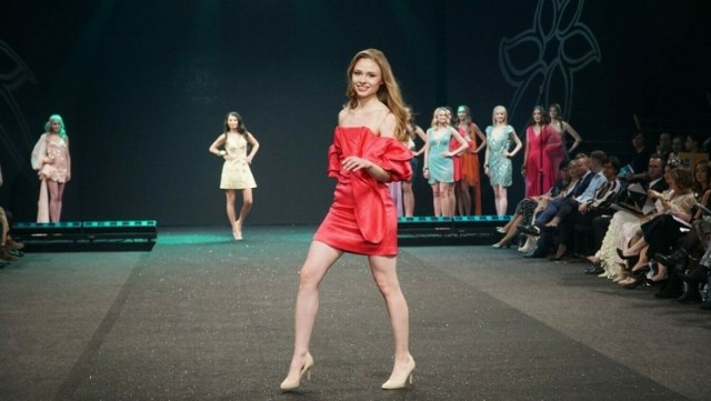 Kinga Ryś podczas finałowej gali Miss Polonia Województwa Łódzkiego