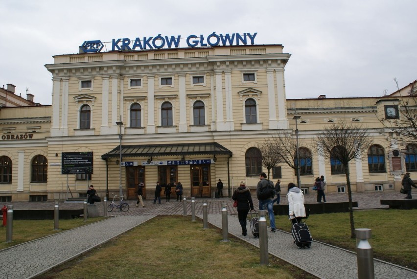 Stary budynek dworca w Krakowie. Fot. Henryk Czechowski...