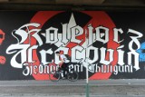 Graffiti w Poznaniu - Kibice Lecha pomalowali wiadukt Lechicka [ZDJĘCIA, SONDA]