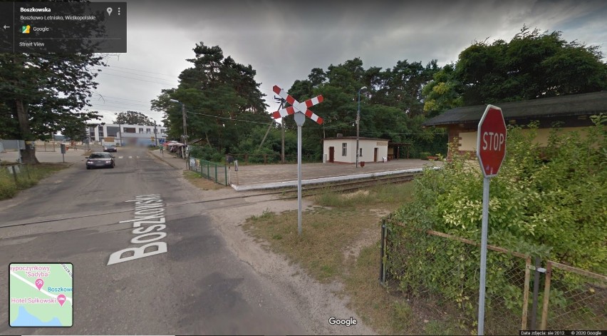 Boszkowskie letnisko "okiem" Google Street View