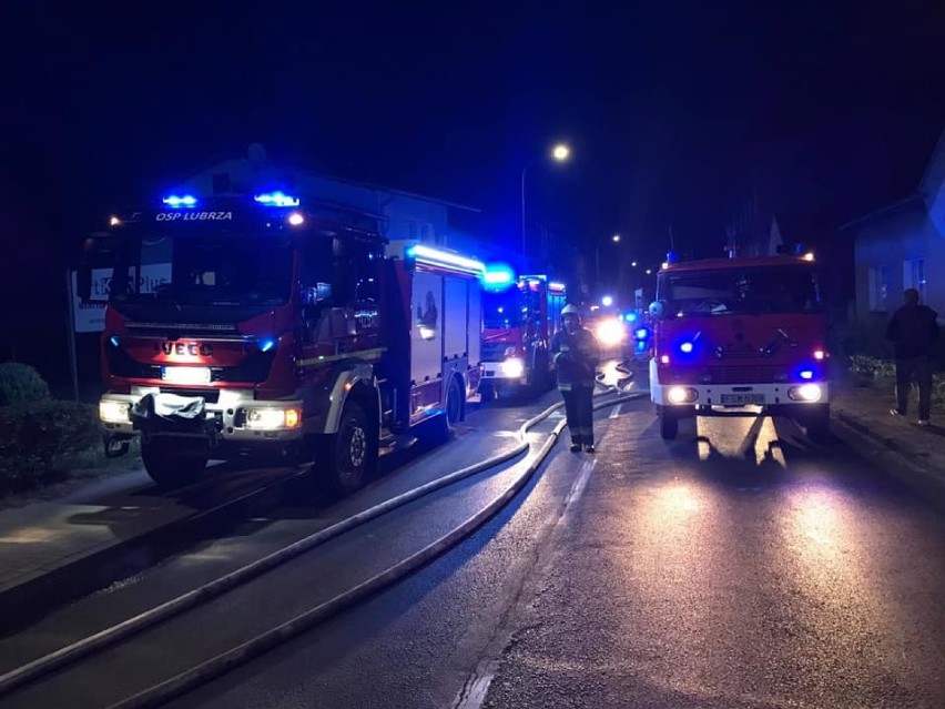 Gaszenie pożaru przy ul. Zachodniej w Świebodzinie