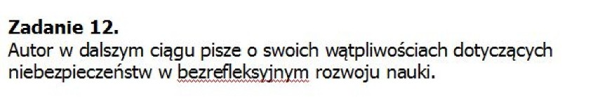 Język polski - matura 2013 - odpowiedzi