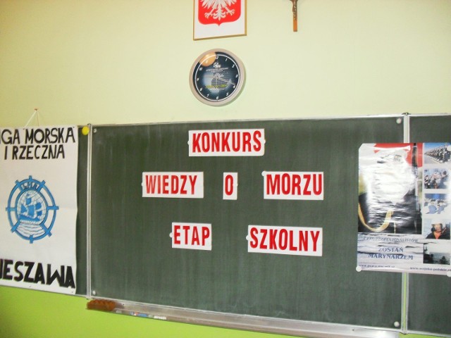 W Zespole Szkół w Nieszawie zorganizowano konkurs Ligi Morskiej i Rzecznej "Młodzież na Morzu". Wzięli w nim udział uczniowie  szkoły podstawowej i gimnazjum.