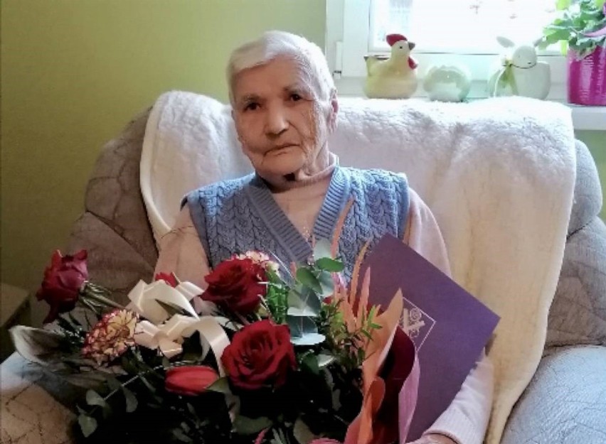 95 urodziny pani Walentyny z Barchlina.