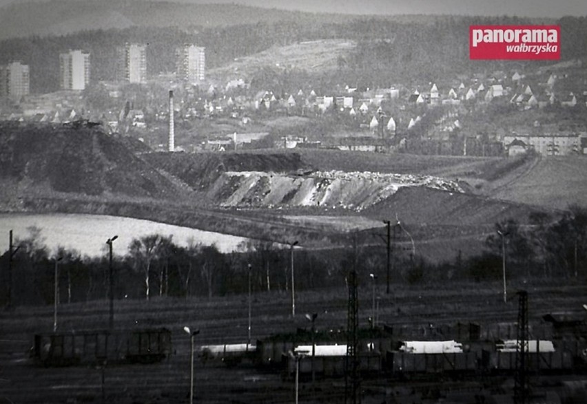 Przemysłowy krajobraz wałbrzyskiej dzielnicy Podgórze