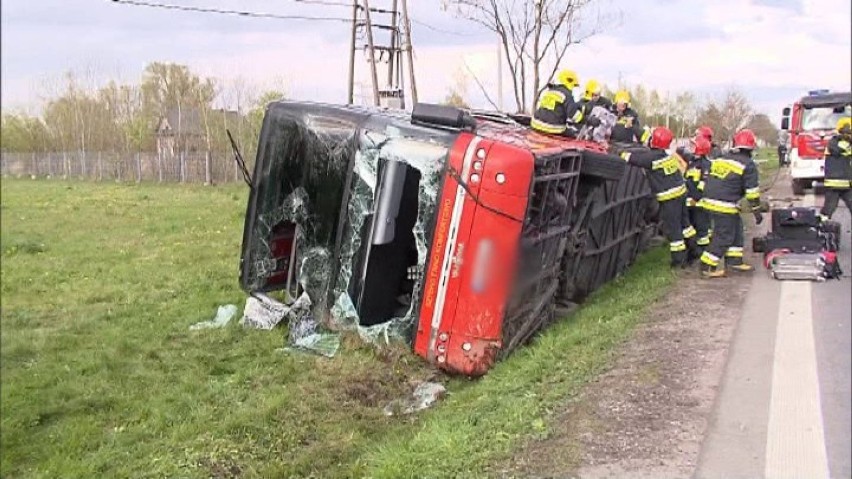 Wypadek Polskiego Busa pod Warszawą