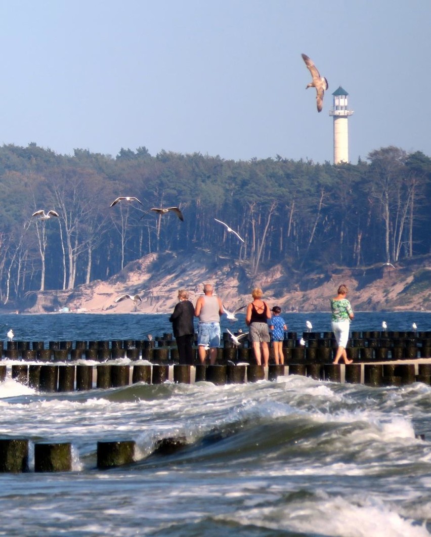 Kolejny ciepły i słoneczny dzień zaprosił na ustecką plażę...